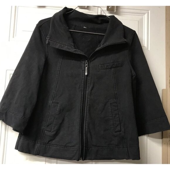 LULULEMON Athletica Super Rare & Super Vintage 3/4 Sleeve Swing Jacket Black - Picture 2 of 8